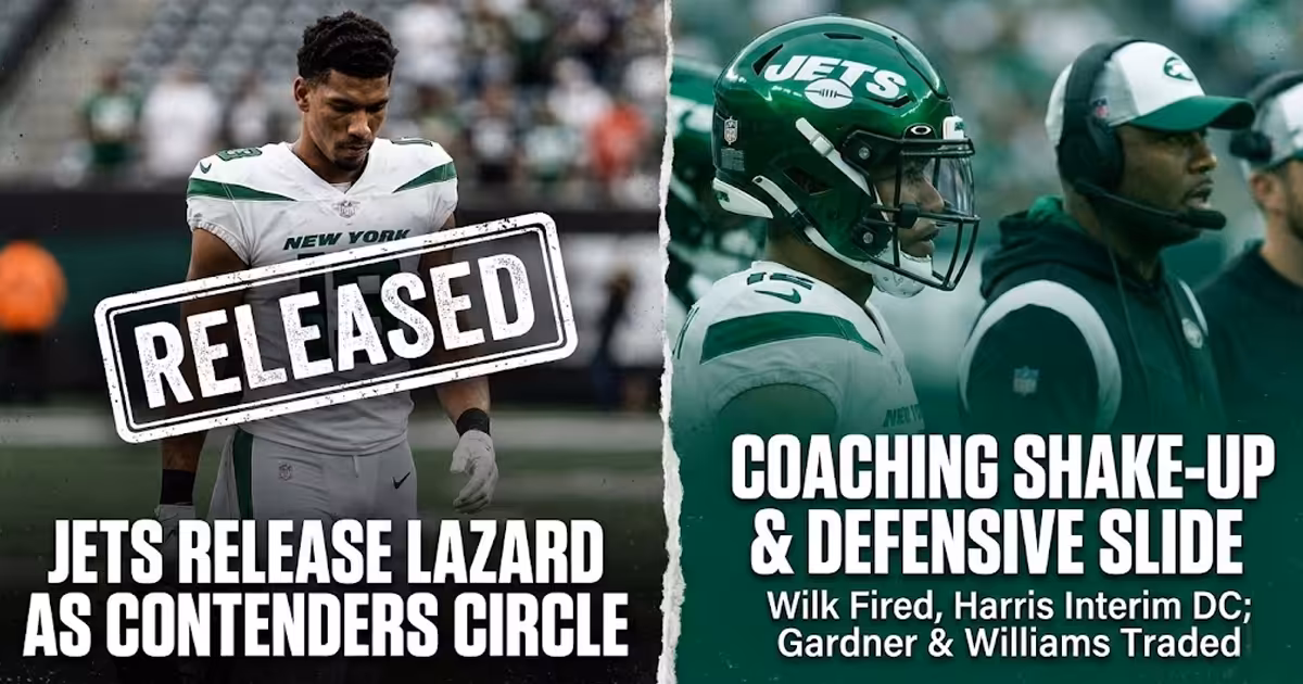 Jets Cut Allen Lazard- Contenders Line Up