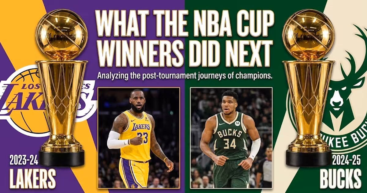 How NBA Cup Winners Finished Their Seasons